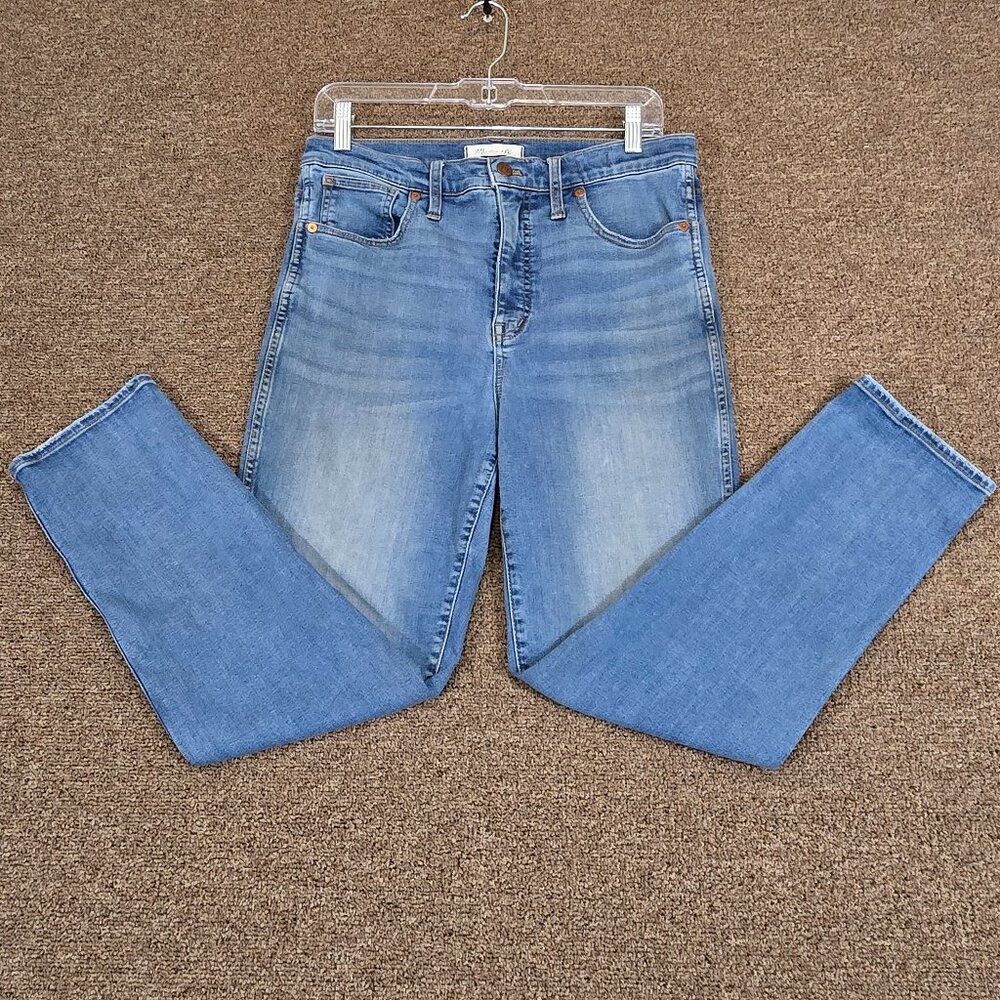 Madewell Stovepipe Women's Jeans Sz 29 Light Wash Pre-Owned